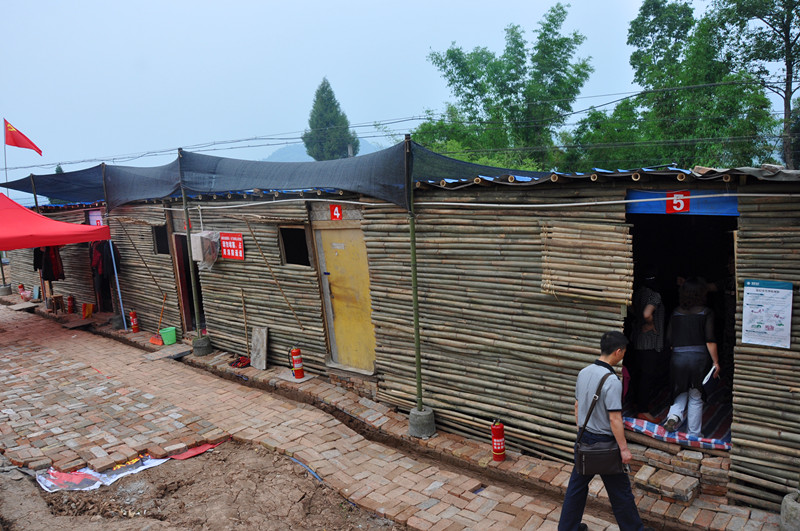 蘆山縣已建成的過渡安置房