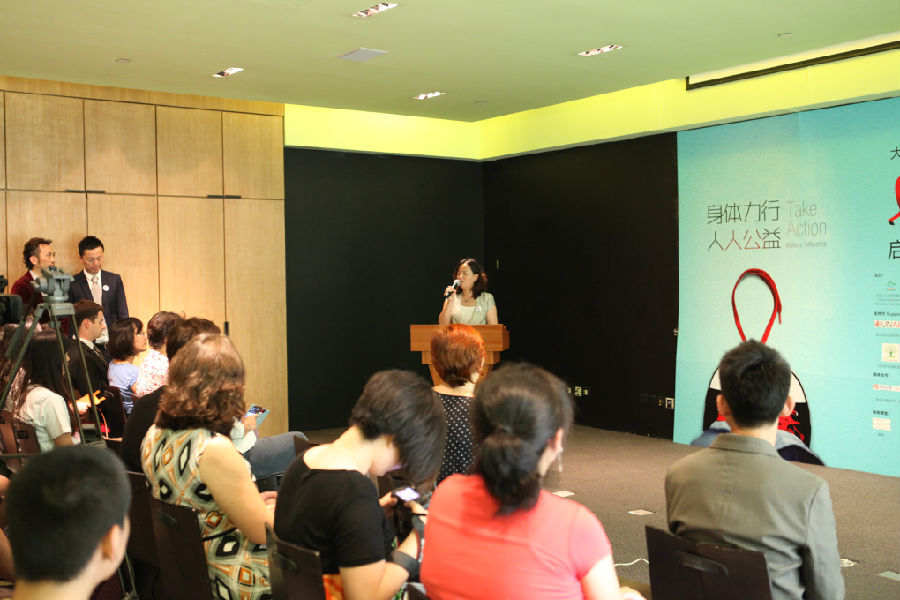 中國人口福利基金會李曉琳部長作為主辦方致辭