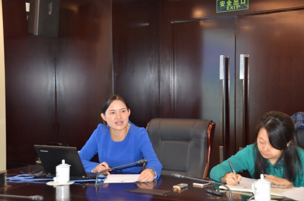 2、中国健康教育中心严丽萍课题组做中期汇报