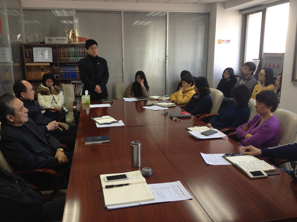 工会主席葛振江同志做故事分享