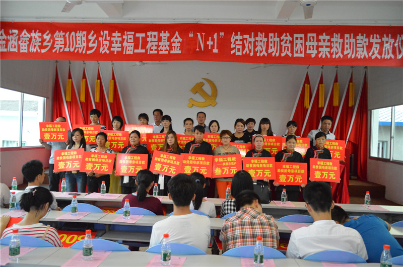 发放幸福工程款